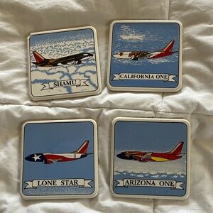 Southwest Airlines- Airplane Themed Collectible Coasters